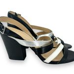 Botkier  Sera colorblock caged block heel ankle strap dress sandals black 8.5 Photo 1