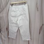 Christopher & Banks Women’s 14 White Cropped Jeans Photo 2