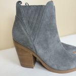 Marc Fisher  Women's Gadri Western Pointed Toe Suede Ankle Boots Gray Size 10M Photo 2