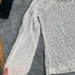 Johnny Was  White eyelet Lace Blouse medium Photo 3