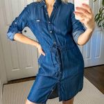 Tommy Hilfiger Chambray Shirt Dress in Denim Blue - Retail $99 Photo 1