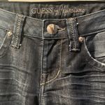 Guess by Marciano Guess by Mariano Dark Denim Blue Whiskers Bootcut/Straight Jeans Size 25 EUC Photo 5