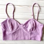 ZARA // Purple Cropped Top Photo 0