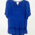 Knox Rose  Top Womens Small Lace Relaxed Comfort Boho Chic Feminine Casual Flowy Photo 0