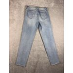 Driftwood Gizelle Embroidered Jeans 26x27 Light Wash Photo 6