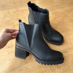 MIA Jody Chelsea Boot, Black, Women’s Heeled Leather Booties, Size 9M Photo 5