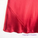 White House | Black Market New! Sleeveless Satin Slip Dress in red, size 0 Photo 5