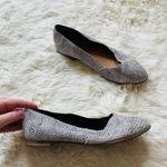 Toms Black/White Suede Leopard Julie Flat 6 Photo 1