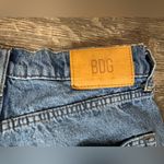 BDG  Blue Distressed Jean Shorts High-Waisted Photo 6