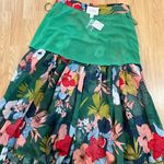 Free People NWT $250.00 mare mare Alyssa Floral Midi Skirt by Photo 10
