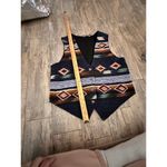 Jane Ashley Vintage  Women's Southwest Cowboy Vest Size Medium embroidered 90s Photo 7