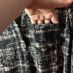 Lush Clothing 💥Lush Monochrome Black & Ivory Blouse L Photo 9