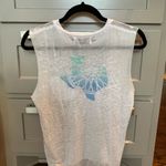 SoulCycle  White Dallas Burnout Tissue Muscle T-Shirt size small Photo 1