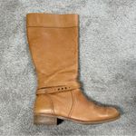 Lands' End Lands’ End Women’s Blakeley Tall Riding Boots in Cognag Pebbled Leather 10D Photo 2