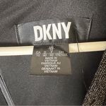 DKNY  Women’s Long Sleeve Elegant Black Silver Glitter Dress Sz 10 NWT Photo 1