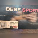 Bebe NIB  Sport Sandals Dance Fever Wedge Thong Sandals Flip Flops Coral White 8 Photo 2