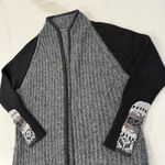 Smartwool  Chup Speren Wrap Sweater Open Front Cardigan Womens Small Gray/Black Photo 3