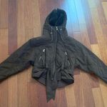 Andrew Marc | Brown Thick Quilted Down Coat Photo 0