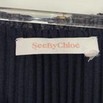 See By Chloe  Gauzy Layered Dress Ink Navy Photo 60