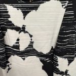 Apt. 9  Fit & Flare Sleeveless Women's Dress Women's Size Large Stretchy Black White Photo 5