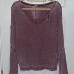 Free People waffle top - purple Photo 0