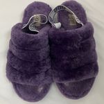 UGG  Plush Purple Slide Sandals Women’s Size 9 Photo 9