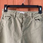 ZARA  Size 0 Women's Teen Girl Olive Green Women's Jeans BROKEN ZIPPER Photo 2