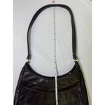 Giani Bernini Dark Brown Leather Shoulder Bag Purse Hobo Style Photo 8