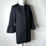 ZARA Black 3/4 Bell Sleeve Coat Photo 1