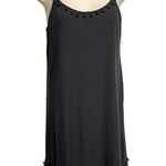 Glitz Womens  Black Party Dress Size Medium Strapless Tassel New c Photo 0