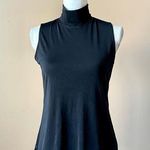 Chico's  | Black Sleeveless Mockneck Blouse Sz 4 Photo 0