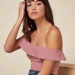 Reformation  pink bodysuit NWT Photo 2