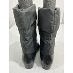 Womans Black Waterproof Size 8 Extra Wide Pull On Lined Snow Boots Photo 4