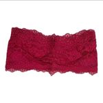 Free People | XS | Lacey Looks Burgundy Bandeau Unpadded Bra Bralette Photo 2