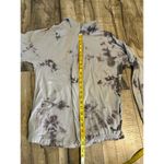 PINK - Victoria's Secret Victoria’s Secret PINK Quarter Zip Tie Dye Purple Pullover Shirt Top Women Small Photo 3