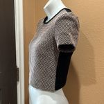 BCBGeneration  brown and black short sleeve blouse Photo 2