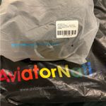 Aviator Nation  Charcoal Crop Top with Rainbow Logo Photo 3