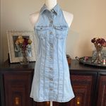 Wrangler  Retro 80s Denim Collared Dress size Small Photo 1