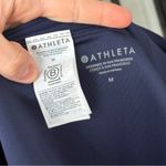 Athleta  performance shorts navy water resistant swim mid rise runnjnf training Photo 2