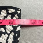 Parker Black White Animal Print Strapless Smocked Top Peplum Small Back Zip NWOT Photo 7