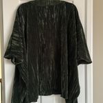 A New Day Forest Green Textured Short Sleeve Shrug Photo 2