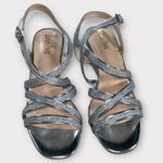 Dream Paris New In Box Silver Glitter Wedge Strappy Sandals Size 8 Photo 1