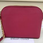 Michael Kors MK Jet Set Travel Medium Dome Xcross Crossbody Bag- Rosewood Multi Photo 1