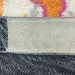 IRO Jeans Lep Patchwork Distressed High Rise Slim-Leg Ankle Jeans Black Wash Size 25 Photo 8