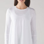 Lululemon  White Acadia Long Sleeve Top Photo 0