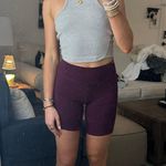 Stori High Rise Biker Shorts Purple Size 4 Photo 1
