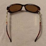 Frame Brown Round Sunglasses Photo 5