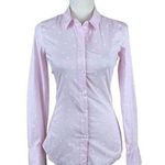 ZARA NEW WITH TAGS -  White/Pink Stripped Stretch Shirt Size XS Photo 0