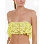 PilyQ New. yellow/green lace teeny bikini set. Large. Retail $168 Photo 8