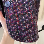 Coldwater Creek NEW Y2K Shaped Boucle Blazer Size 8 Purple Tweed Style NWT Photo 2